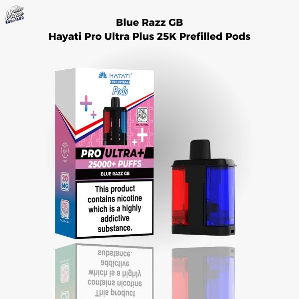 Blue Razz GB Hayati Pro Ultra Plus 25K Prefilled Pods