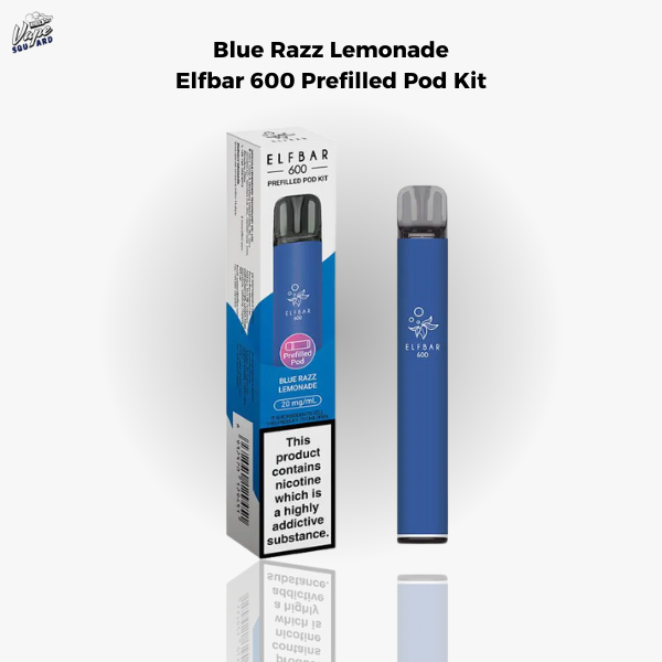 Blue Razz Lemonade Elfbar 600 Prefilled Pod Kit