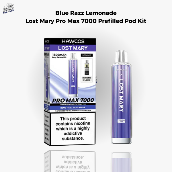 Blue Razz Lemonade Lost Mary Pro Max 7000 Prefilled Pod Kit
