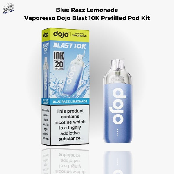 Blue Razz Lemonade Vaporesso Dojo Blast 10K Prefilled Pod Kit