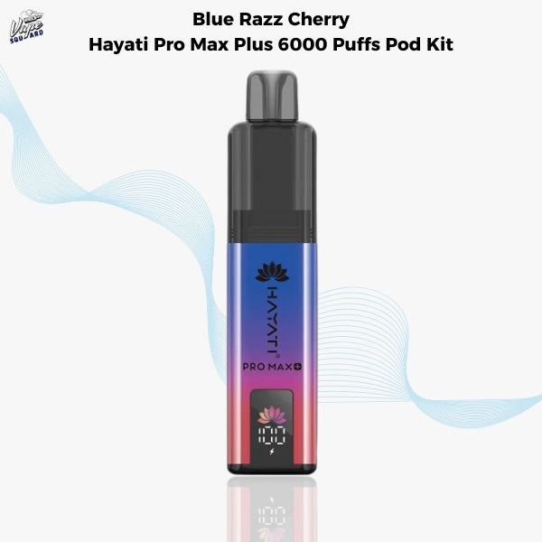 Blue Razz cherry Hayati Pro Max Plus 6000 Prefilled Pod Kit