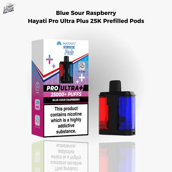 Blue Sour Raspberry Hayati Pro Ultra Plus 25K Prefilled Pods
