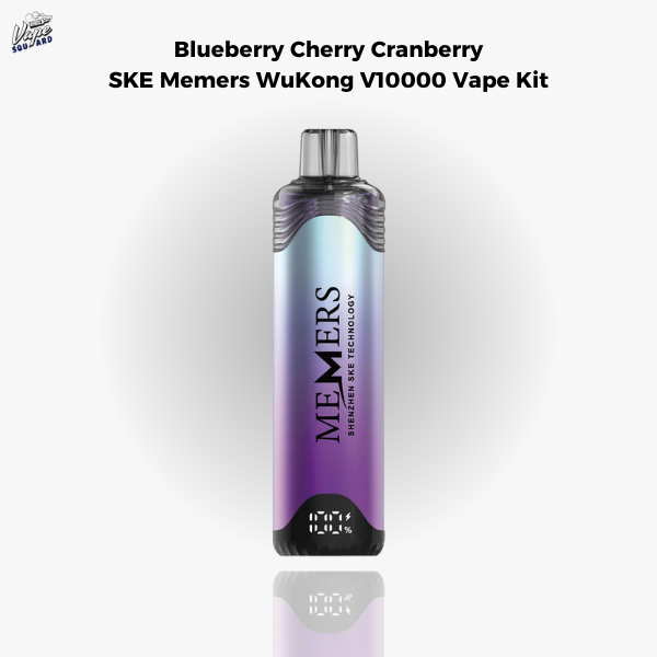 Blueberry Cherry Cranberry SKE Memers WuKong V10000 Vape Kit