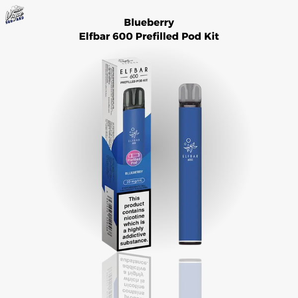 Blueberry Elfbar 600 Prefilled Pod Kit