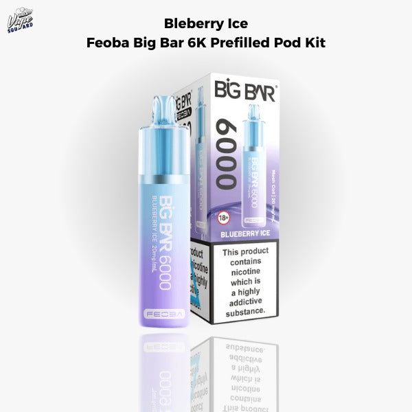 Blueberry Ice Feoba Big Bar 6K Prefilled Pod Kit