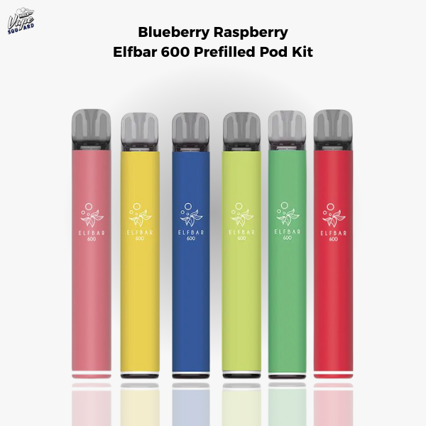 Blueberry Raspberry Elfbar 600 Prefilled Pod Kit