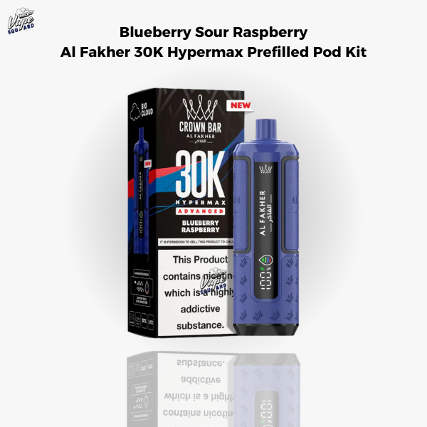 Blueberry Sour Raspberry Al Fakher 30K Hypermax Prefilled Pod Kit