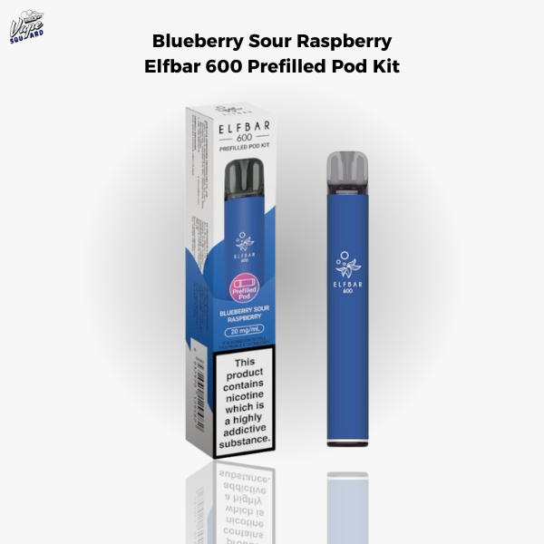 Blueberry Sour Raspberry Elfbar 600 Prefilled Pod Kit