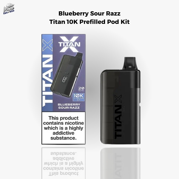 Blueberry Sour Razz Titan 10K Prefilled Pod Kit