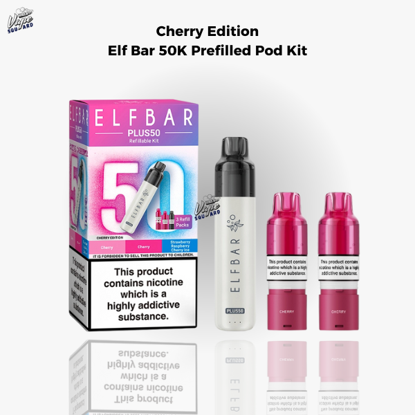 Cherry Edition Elf Bar 50K Prefilled Pod Kit