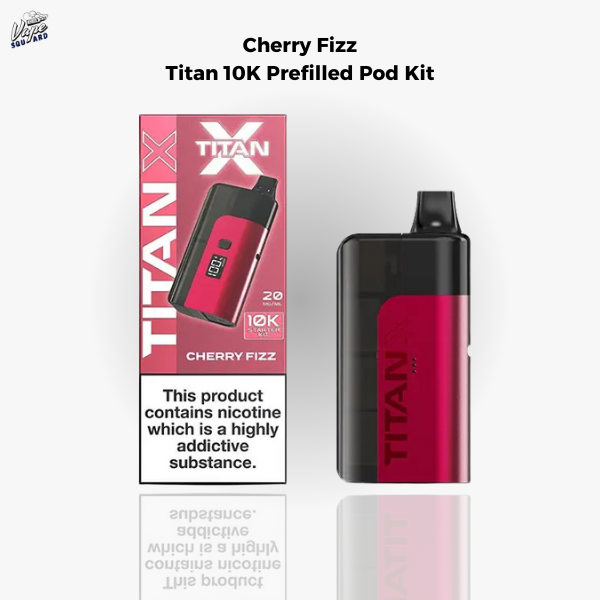 Cherry Fizz Titan 10K Prefilled Pod Kit