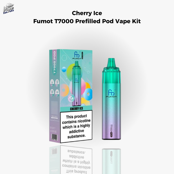 Cherry Ice Fumot T7000 Prefilled Pod Vape Kit