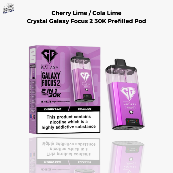 Cherry Lime / Cola Lime Crystal Galaxy Focus 2 30K Prefilled Pod