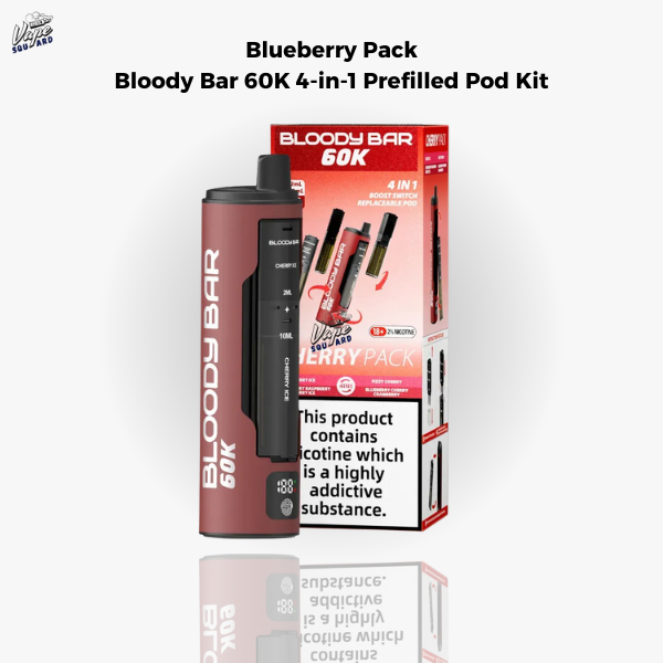 Cherry Pack Bloody Bar 60K 4-in-1 Prefilled Pod Kit