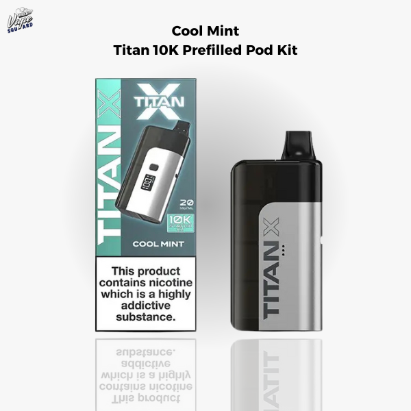 Cool Mint Titan 10K Prefilled Pod Kit