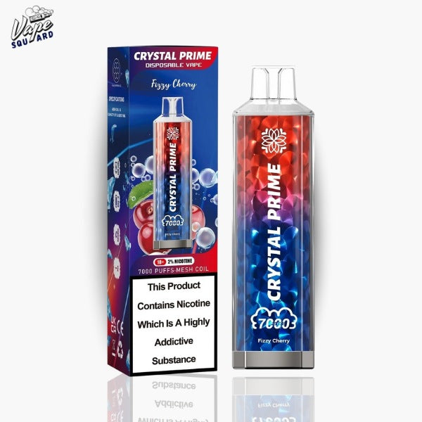 Fizzy Cherry Crystal Prime 7000 Disposable Vape