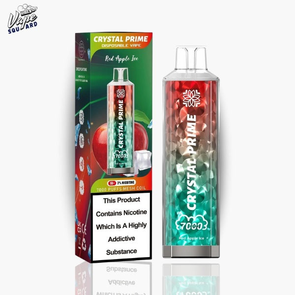 Red Apple Ice Crystal Prime 7000 Disposable Vape