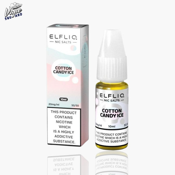 Cotton Candy Ice ELF BAR ELFLIQ Nic Salt (Pack of 10)