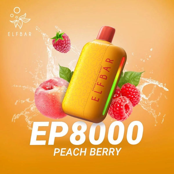 Elf Bar EP8000 Peach Berry Disposable Vape