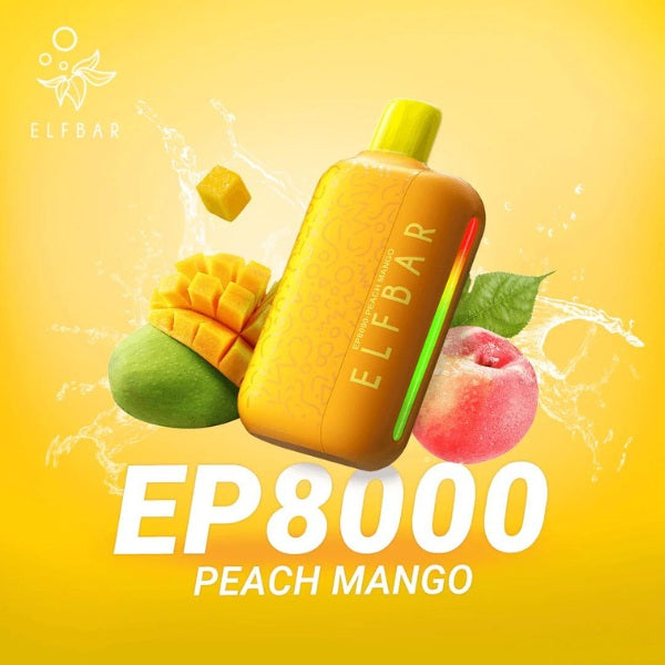 Elf Bar EP8000 Peach Mango Prefilled Vape