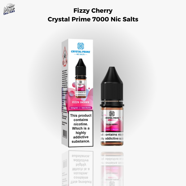 Fizzy Cherry Crystal Prime 7000 Nic Salts (Box of 10)