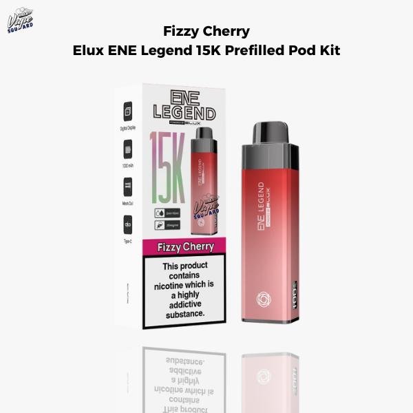 Fizzy Cherry Elux ENE Legend 15K Prefilled Pod Kit