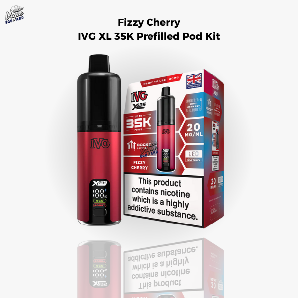 Fizzy Cherry IVG XL 35K Prefilled Pod Kit