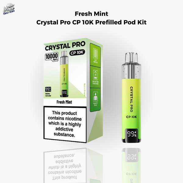 Fresh Mint Crystal Pro CP 10K Prefilled Pod Kit