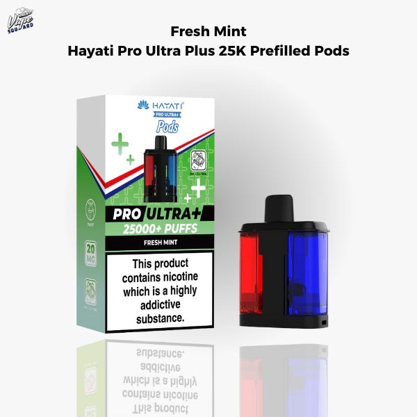 Fresh Mint Hayati Pro Ultra Plus 25K Prefilled Pods