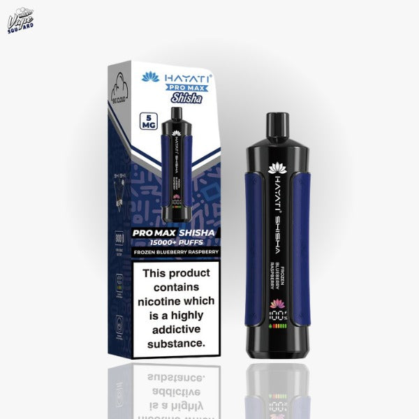 Frozen Blueberry Raspberry Hayati Pro Max Shisha 15000 Vape