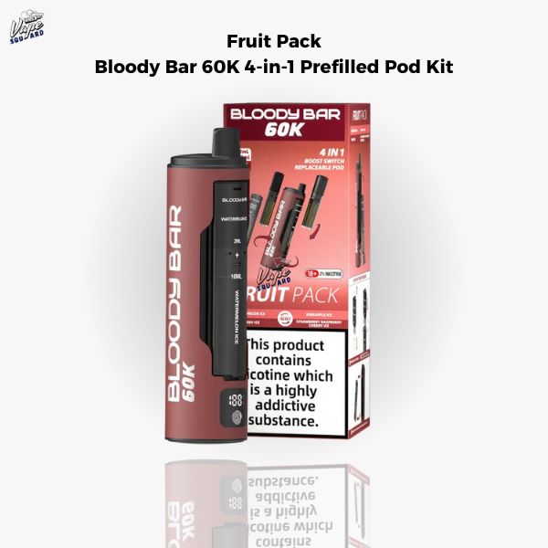 Fruit Pack Bloody Bar 60K 4-in-1 Prefilled Pod Kit
