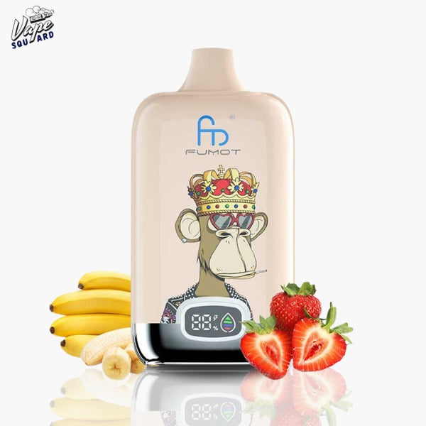 Strawberry Banana Fumot Digital 12000 Disposable Vape