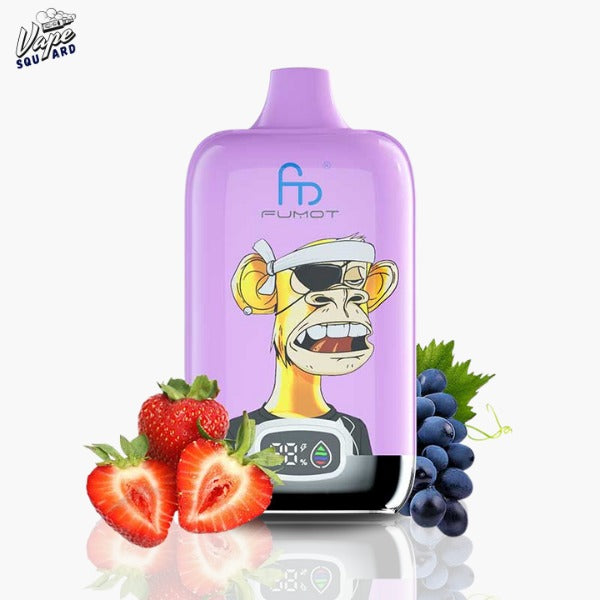 Strawberry Grape Fumot Digital 12000 Disposable Vape