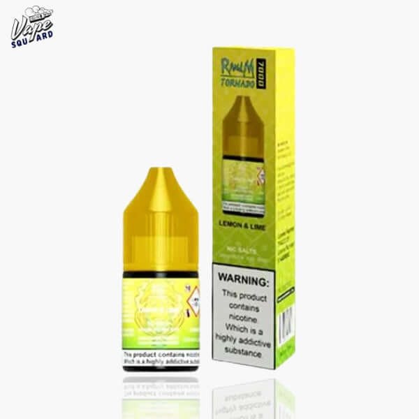 Lemon and Lime Fumot RandM Tornado 7000 Nic Salts 10ml (Box of 10)