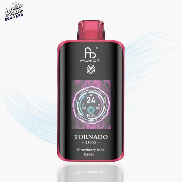 Fumot Tornado 25000 Strawberry Mint Candy Disposable Vape