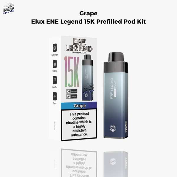 Grape Elux ENE Legend 15K Prefilled Pod Kit