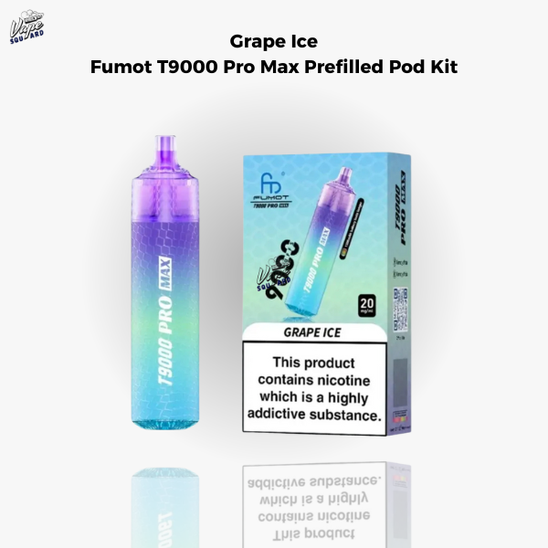 Grape Ice Fumot T9000 Pro Max Prefilled Pod Kit