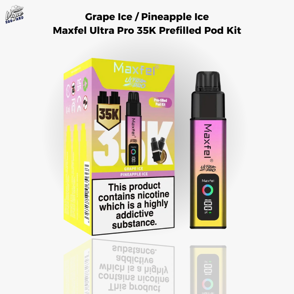Grape Ice / Pineapple Ice Maxfel Ultra Pro 35K Prefilled Pod Kit