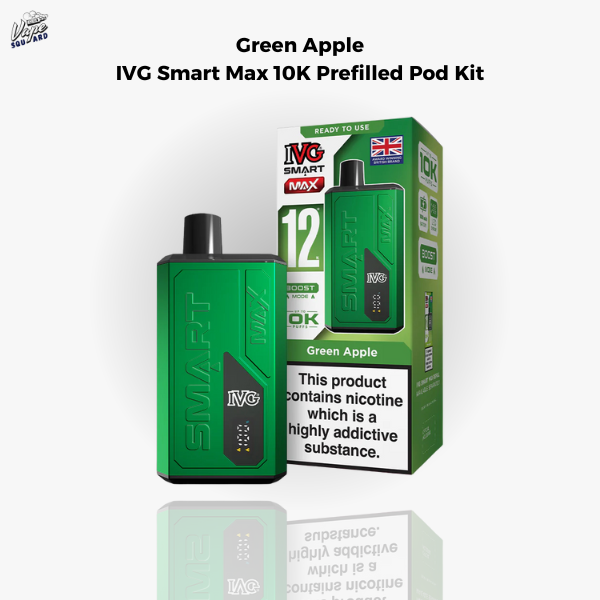 Green Apple IVG Smart Max 10K Prefilled Pod Kit