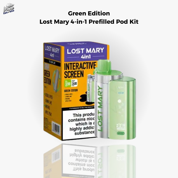 Green Edition Lost Mary 4-in-1 Prefilled Pod Kit