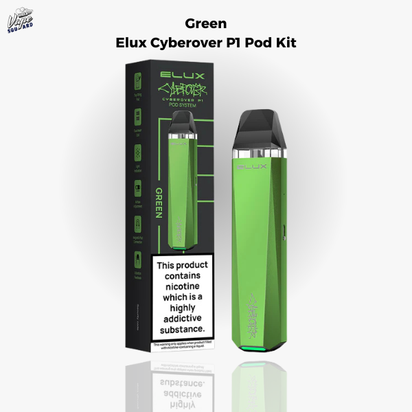 Green Elux Cyberover P1 Pod Kit