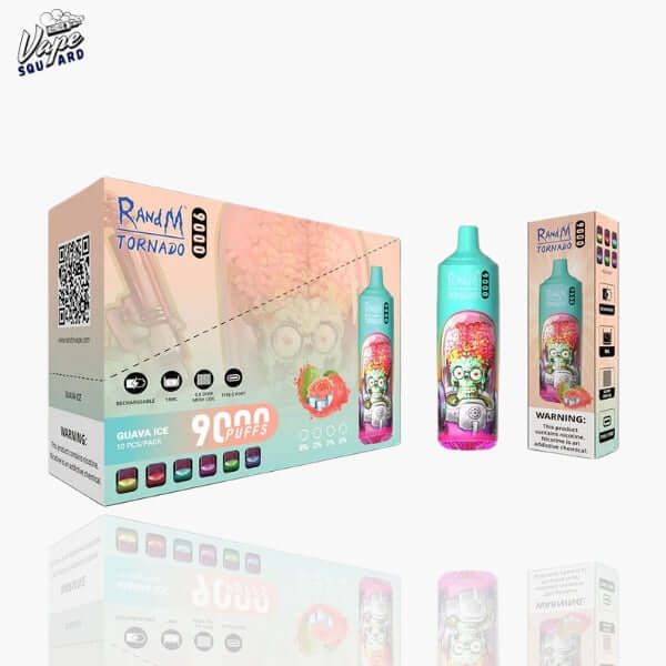 Guava Ice RandM Tornado 9000 Puffs Prefilled Vape