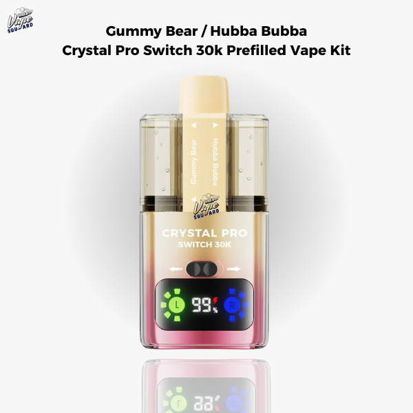 Gummy Bear / Hubba Bubba Crystal Pro Switch 30k Prefilled Vape Kit