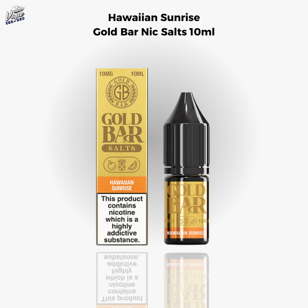 Hawaiian Sunrise Gold Bar Nic Salts 10ml