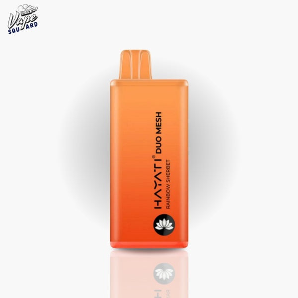 Rainbow Sherbet Hayati Duo Mesh 7000 Puffs Prefilled Vape
