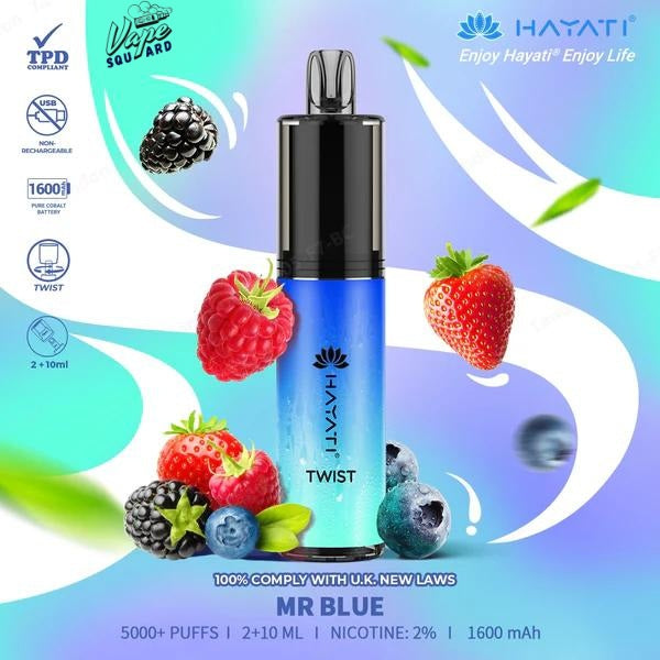 Mr Blue Hayati Twist 5000 Puffs Disposable Vape