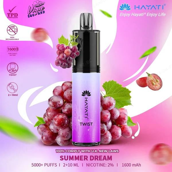 Summer Dream Hayati Twist 5000 Puffs Disposable Vape