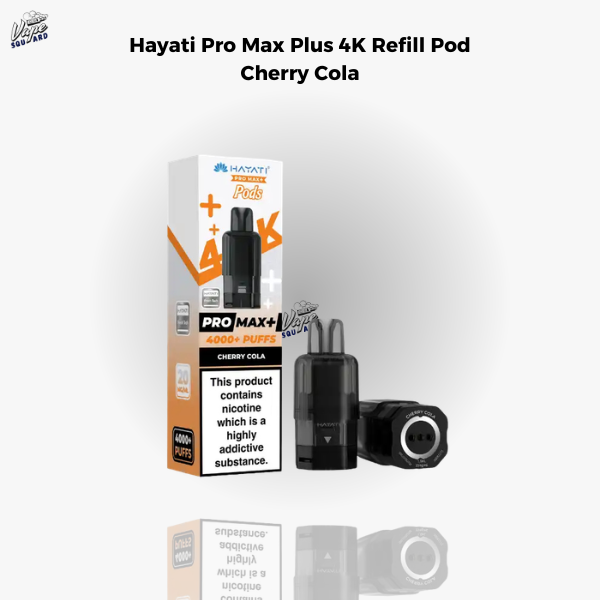 Hayati Pro Max Plus 4K Cherry Cola Refill Pods