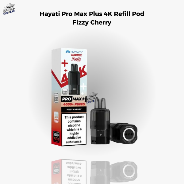 Hayati Pro Max Plus 4K Fizzy Cherry Refill Pods