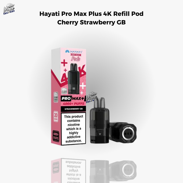 Hayati Pro Max Plus 4K Strawberry GB Refill Pods